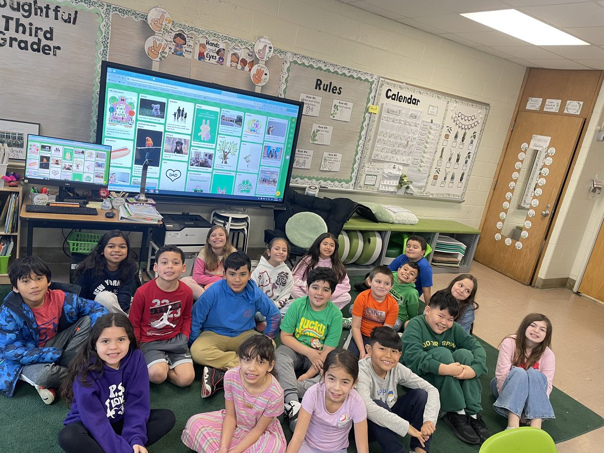 We used Padlet to make posts about all the things we are lucky for! 🍀☺️ <a href="/MsFeibusch/">Kathryn Feibusch</a> <a href="/SEM_Dalers/">SEM Dalers</a>
