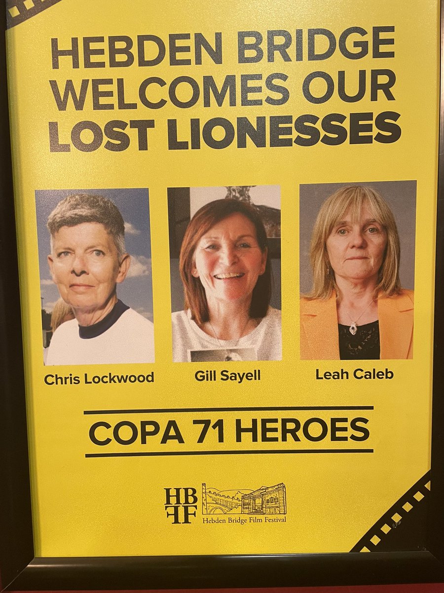 What an incredible story, an emotional Copa 71 screening @hbfilmfestival