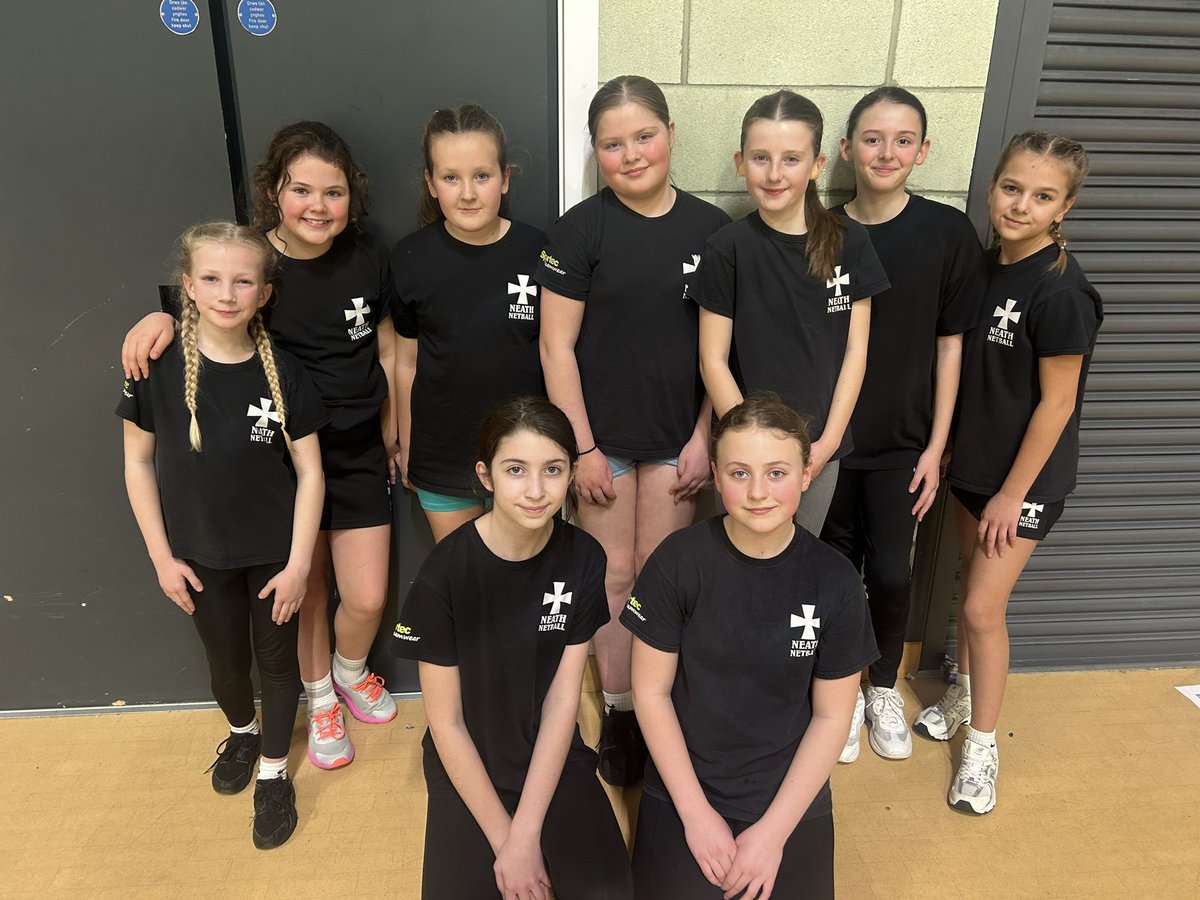 NeathNetball's tweet photo. Well done to our Year 6 girls tonight who came runner up in their pool! X https://t.co/i1GWeAz7kl