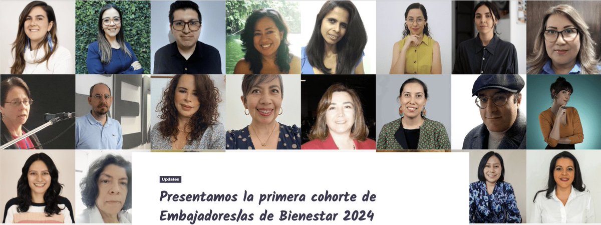 wendyaceves's tweet photo. El cuidado de la #saludmental de periodistas y comunicadores es un tema que ya está en la mira por muchos de nosotros. @selfinvestigate presenta la 1a. generación de 22 colegas "Embajadores de bienestar" y es un privilegio formar parte de este equipo (1/2) https://t.co/SkVhggkZAa