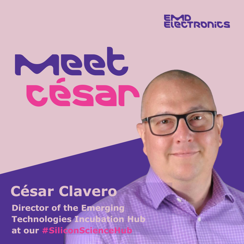 Meet César at our #SiliconScienceHub 🔬🚀 in San Jose, CA, who leads a team working on developing technologies such as Augmented Reality and Neuromorphic Computing that will change the world in the future! emdgroup.com/en/expertise/s… #AR #Neuromorphiccomputing