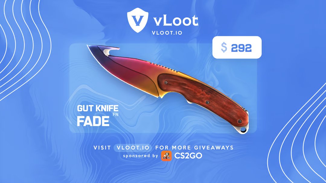 vloot_io's tweet image. +$800 CSGO / CS2 Giveaways 🎉

Enter via the link below, it only takes a few seconds 👇

vloot.io/giveaways 🎁

Tag a friend and retweet this to share the giveaway with others 🫶

Good luck ❤️