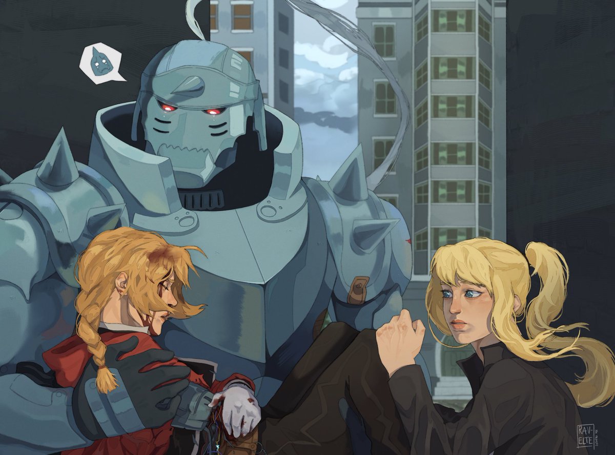 i’m excited to show you my piece i did for <a href="/fmatriozine/">Hearth & Home: A Resembool Trio Zine -COMPLETE</a> ⭐️ this was my first zine ever, and i’m so glad to have been a part of it <3