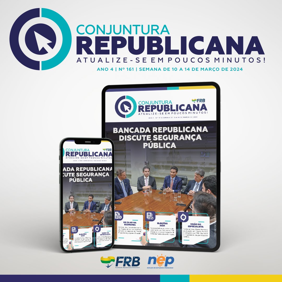 A Conjuntura Republicana está repleta de informações pertinentes para garantir que nosso público conte com um suporte abrangente em relação aos assuntos que permeiam o cenário político.

🔗Acesse clicando no link: cutt.ly/Fw04gTo1
#ConjunturaRepublicana
#FRBInformativo