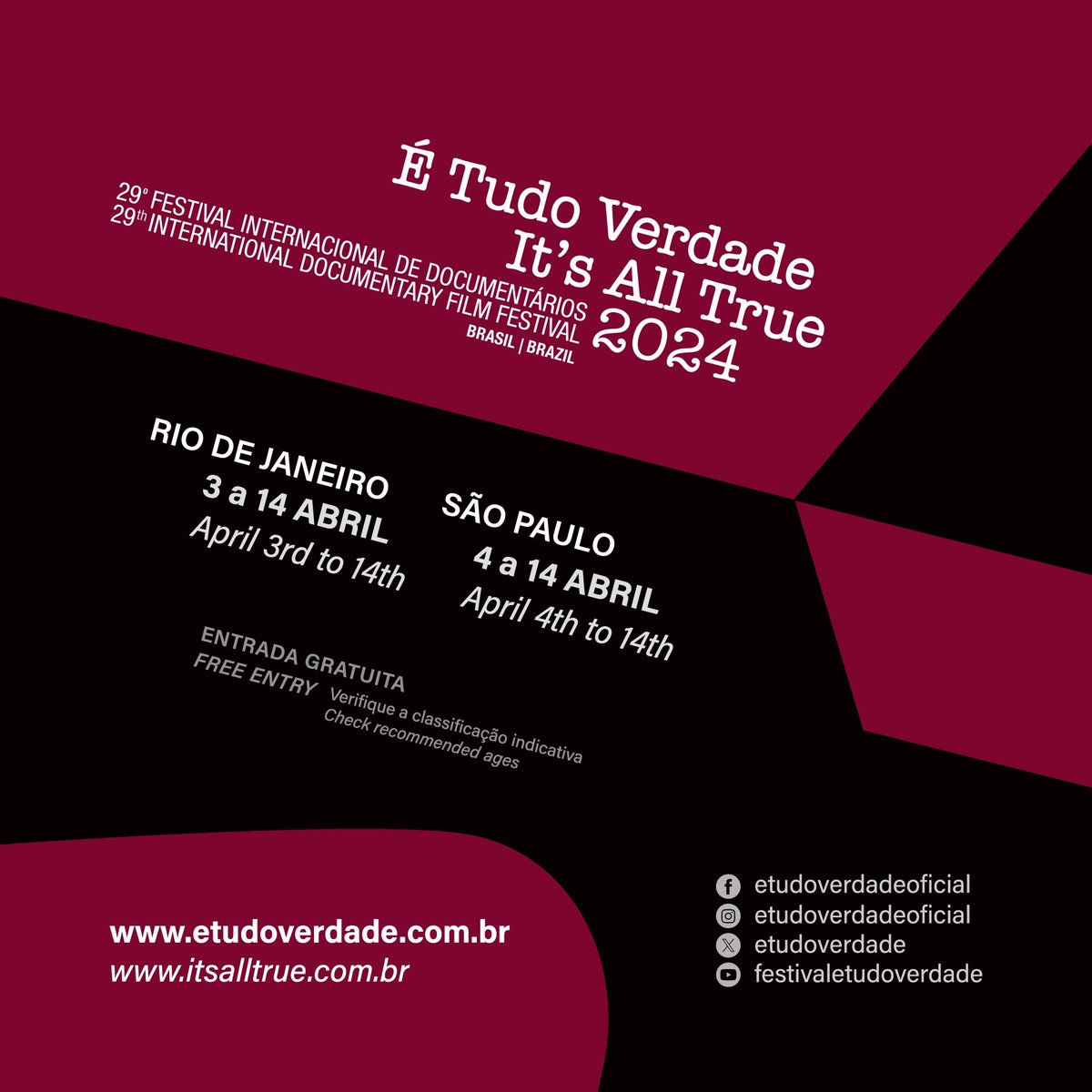 A espera acabou. Coloque na agenda: <a href="/etudoverdade/">É Tudo Verdade</a> 2024!