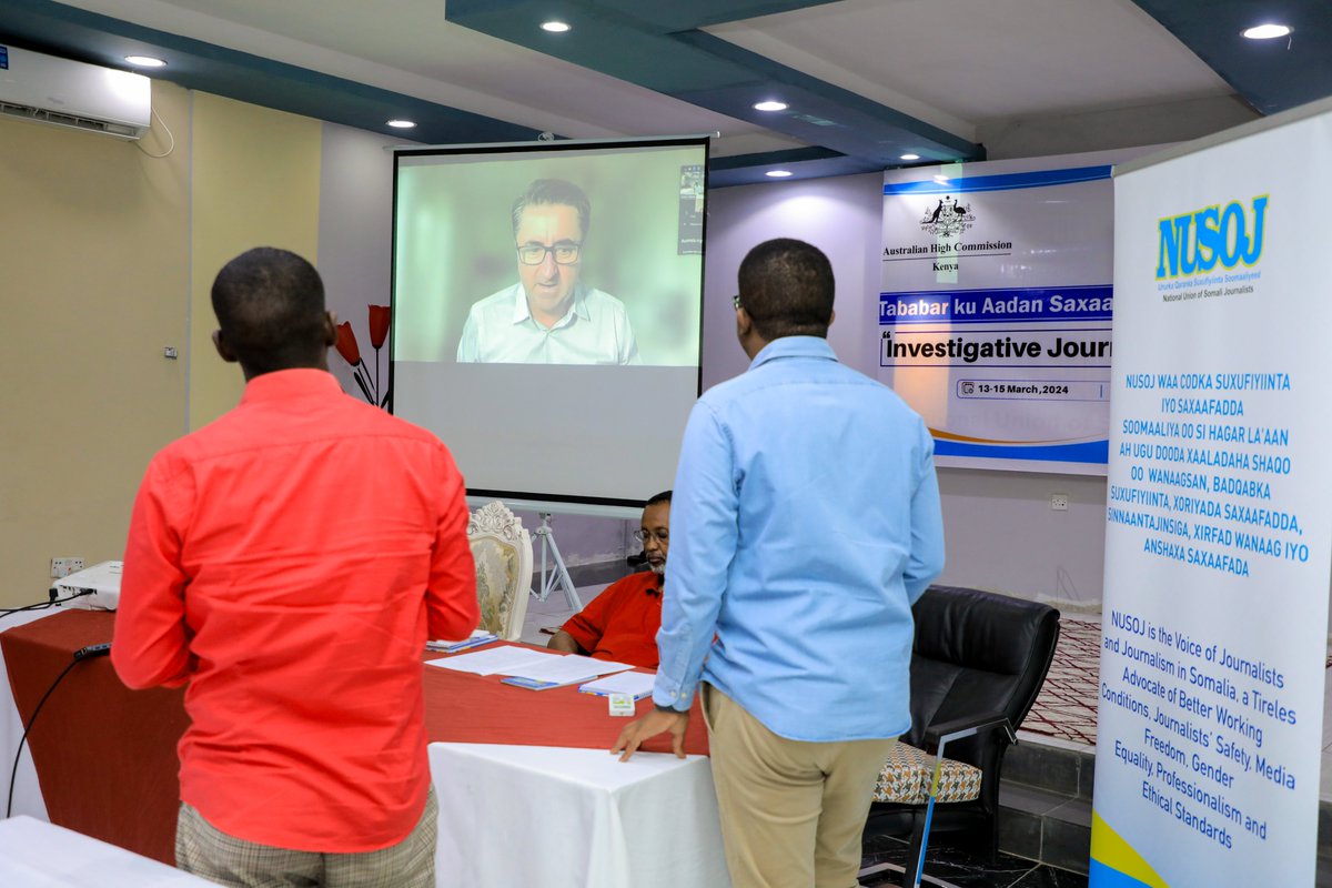 #Somali journalists, under the mentorship of acclaimed Australian investigative journalist @gavmorris and supported by @AusHCKenya and @missingperspec, honed their skills in investigative journalism through training facilitated by @NUSOJofficial. 🇸🇴🇦🇺 #MediaEmpowerment…