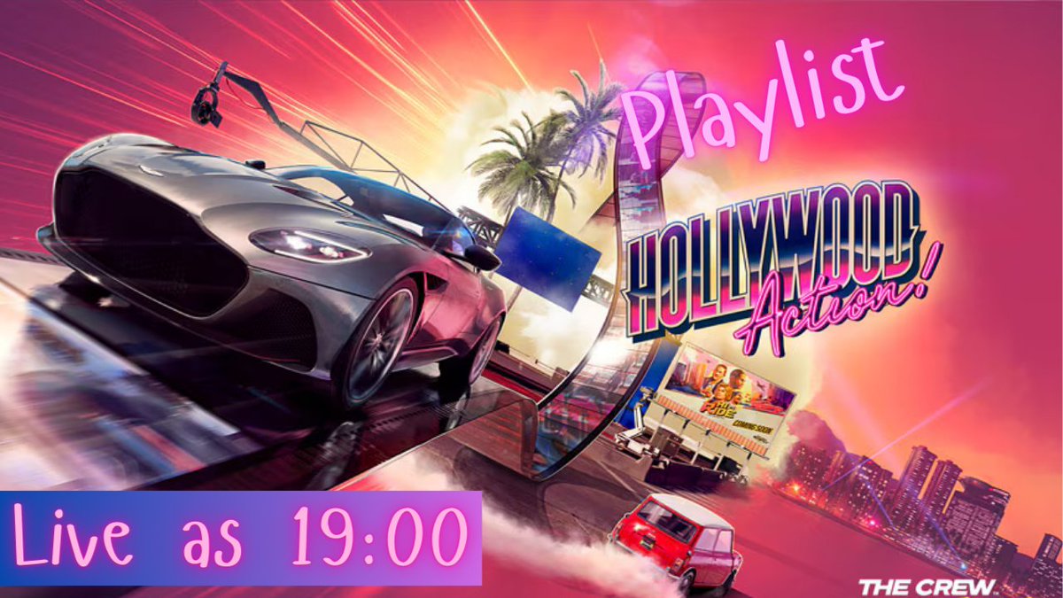 Faeuplay's tweet photo. Saiu uma nova Playlist em The Crew Motorfest, Hollywood Action bora conferir 
https://t.co/FGDgwOxD3C https://t.co/zHi7a9rX59