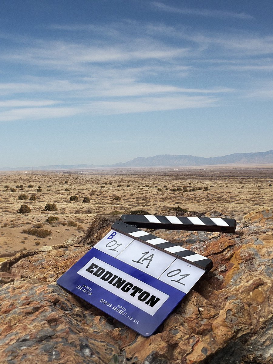 Hello “Eddington” 🎬 The feature film, written and directed by Ari Aster is filming in ABQ, Santa Fe County, and T or C and will star Joaquin Phoenix, Emma Stone, Pedro Pascal, Luke Grimes, and Austin Butler as tell the story of a New Mexico sheriff with higher aspirations.