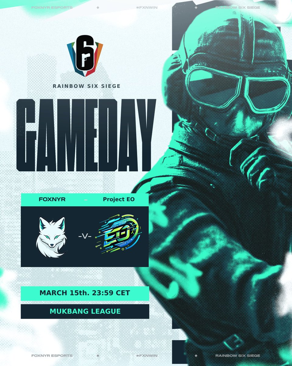 ⚔️Mukbang bang bang bang league!

Our R6 Team is gonna continue to play in the <a href="/mukbangleague/">MukBang</a> ⚡️
⚔️ This time our challenge are the team <a href="/ProjectEO54/">Project EO</a>

Put your hands up for our team!🦊

#FXNWIN #FoxnyrEsports #RainbowSixSiege