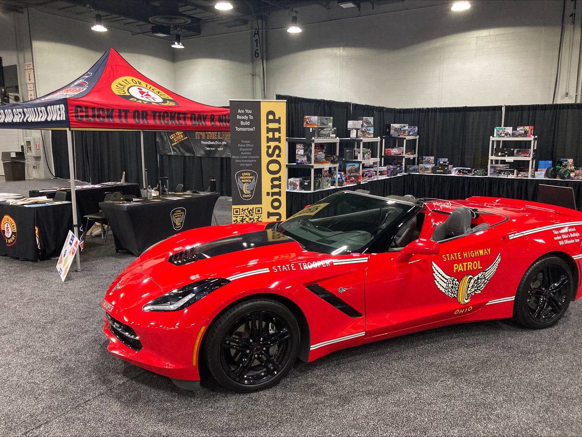 🚔 Cruise over to the <a href="/CincyAutoExpo/">Cincinnati Auto Expo</a> at <a href="/CincyDECC/">DECC Cincy</a> and make a pit stop at the <a href="/OSHP/">Ohio State Highway Patrol</a> booth. Learn how you can #JoinOSHP and meet some of your local troopers. We will be here until 9pm tonight and the rest of the weekend!