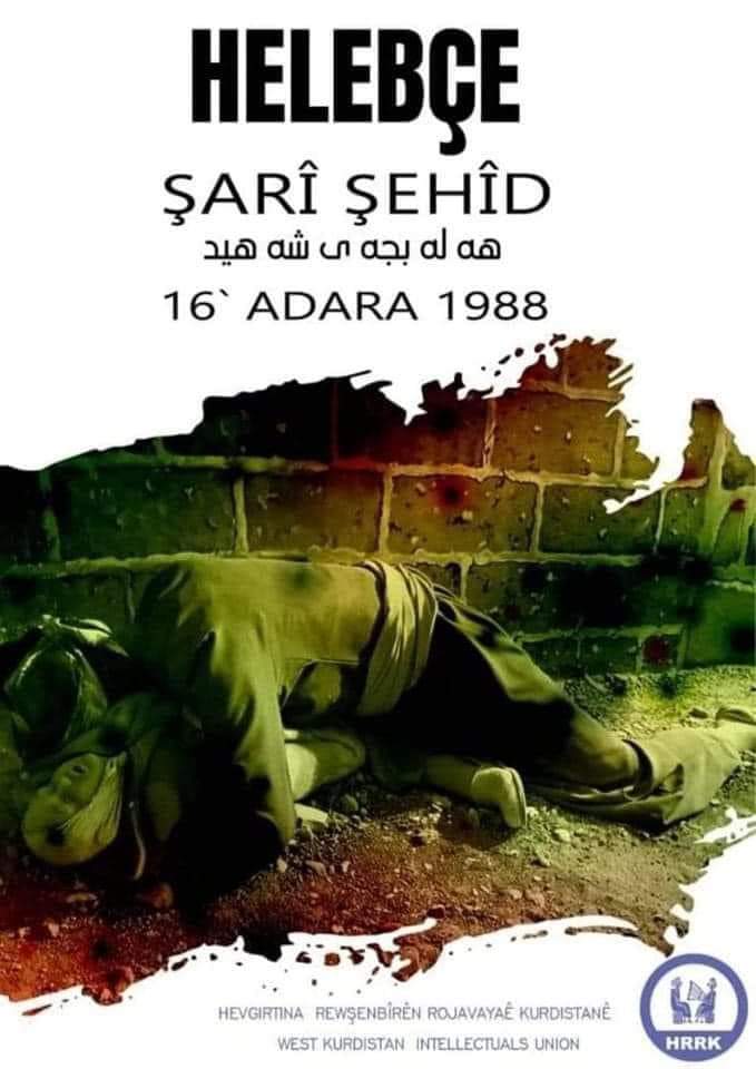 Helebce bir katliam değildir!!

Kürtsüz bir dünya hedefi üzerinden kurgulanmış ve arkasına uluslararası sahtekarlığın tam desteğini almış açık bir soykırımdır..

saygı ve minnetle...