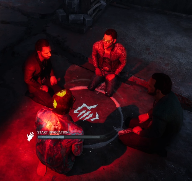 sloth_bag's tweet photo. If y'all ever wanted to see what 4 Nicolas Cages in a prayer circle look like, here you go <3 https://t.co/xpaq9sEUHk