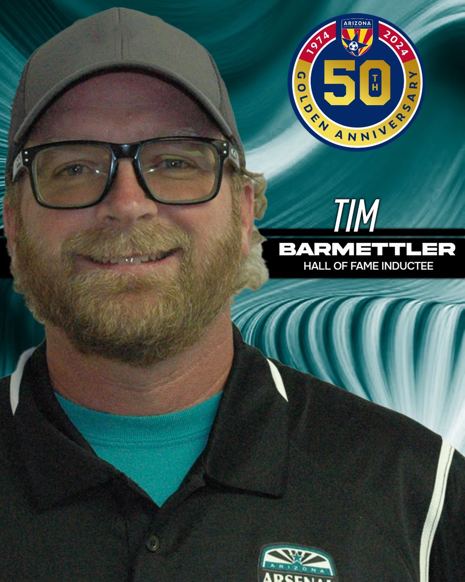 AZArsenalSC's tweet photo. Congratulations Tim Barmettler 🎖️

HALL OF FAME INDUCTEE‼️

#bleedTEAL https://t.co/D1xNth361f