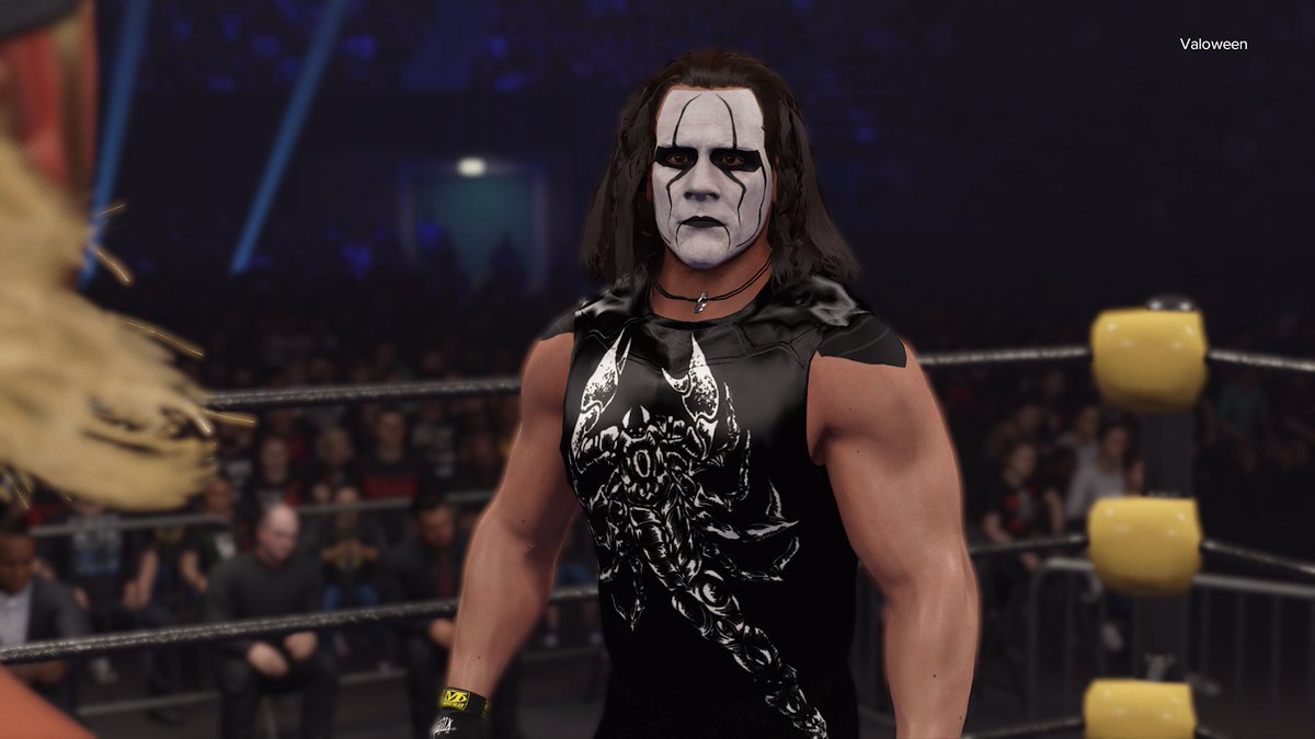 Updated Crow Sting now available.

Tweaked fade morph to closer resemble his younger face shape. Improved face paint too.

Hashtags: Sting, TheIcon, Valoween

#WWE2K24
