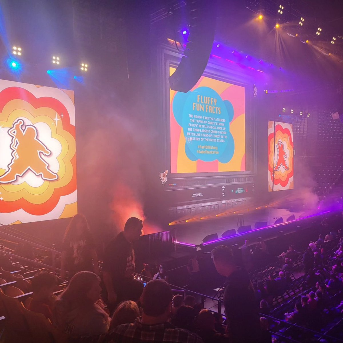 CAHedgespeth's tweet photo. This comedy show is four years in the making. We had tickets to go see The Fluffy on my birthday, June 4, 2020. For some crazy reason,  we never made it... love you @fluffyguy can't wait https://t.co/0I2l4Y6xBd