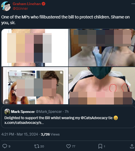 theserfstv's tweet photo. Graham Linehan is now posting topless pictures of teenagers.

Despite showing the real faces of kids he does not know there's no take down since he's not tweeting about a neo nazi cartoonist https://t.co/8lYhUXiLhb