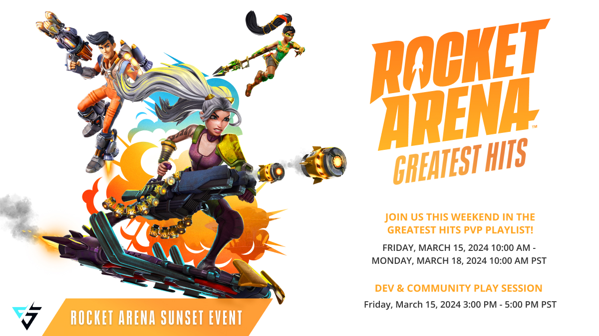 Join us this weekend in the Greatest Hits pvp playlist! Playlist active: Friday, March 15, 2024 10:00 AM - Monday, March 18, 2024 10:00 AM PDT Dev+Community Play Session: Friday, March 15, 2024 3:00 PM - 5:00 PM PDT