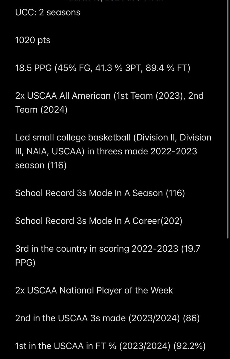 davidfroedge30's tweet photo. Thank you UCC for allowing me to be myself these last 2 years. Thank you to the coaches for taking a chance on me and helping me reach so many goals. Forever grateful for this program ❤️

Thank you college basketball for the countless memories and lessons learned #10Out https://t.co/IYCX9sZ0Xl