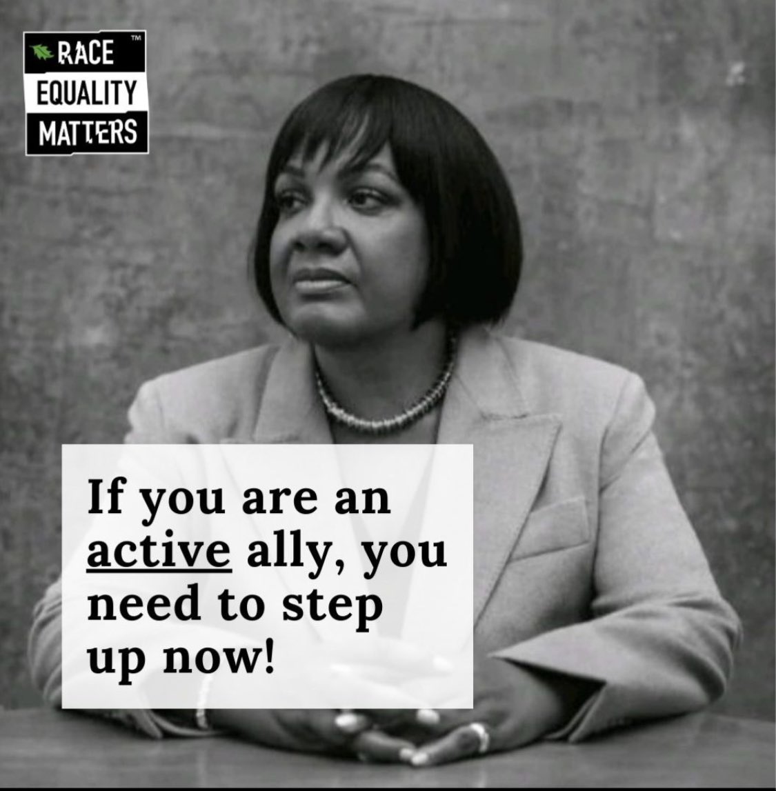 #RaceEqualityMatters 
@RaceEquality_UK 

Photo credit: Vogue
