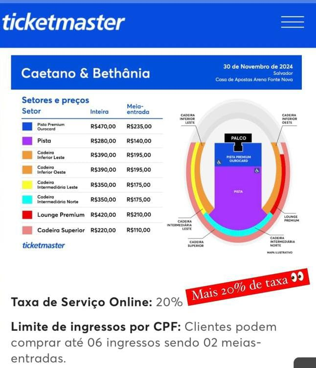 20% de taxa de serviço é um show de ganância e roubo.