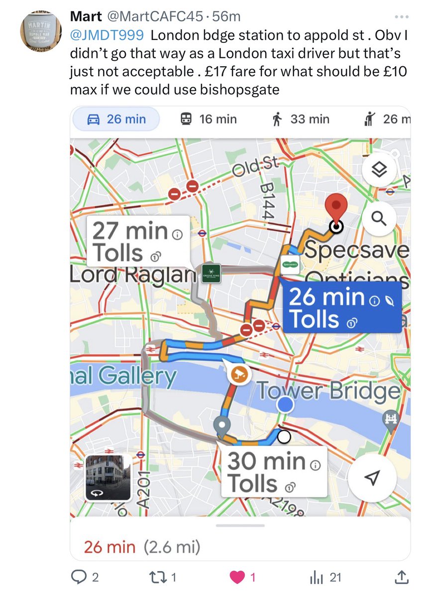 JMDT999's tweet photo. This week, many of the 25 Wards across @thecityofldn will be holding Wardmotes - meetings to which voters are invited (for meeting details follow thread) 🧵⬇️

A number of Wards are looking to pass a motion to ask the @cityoflondon to lift restrictions on Black Cabs at Bank 24/7/365

Walbrook Ward will be looking to pass the following:

THIS WARDMOTE NOTES THAT:-

Since the introduction of restrictions on Black Cabs across Bank Junction:

- 87% of cab drivers have changed their working patterns in relation to the Bank area since restrictions came in with 35% avoiding the City of London completely

- 63% actively avoid working in the Bank area with 49% responding that they avoided the area at all times, regardless of the timings of restrictions

- 44% of jobs booked on the booking app Gett, were unfulfilled in the Bank area compared to just 18% in Covent Garden

- 3 out of 4 requests by mobility app Freenow could not be fulfilled in the Bank area

AND THEREFORE RESOLVES:

That the Corporation of London be asked to urgently expedite the review of these restrictions and that Black Cab access be restored to the Bank Junction 24/7 and 365 days per year.