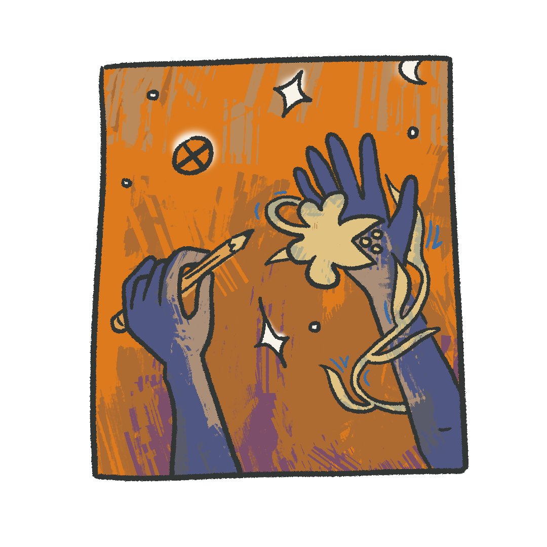 Is anyone still on here? I've been making and posting loads of comics over on the neon purple-ey art one, please come join me there (link in bio)💙💜💙