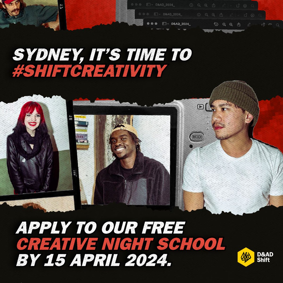 dandad's tweet photo. Only one month left to apply for #ShiftSydney, our free night school for self-taught creatives 🇦🇺
You'll get to plan and execute your creative ideas, take on live briefs, make valuable contacts in the industry, and much more.
Closes 15 April — apply now: https://t.co/7OAd7A7zC0 https://t.co/tnuRTz9Mpm