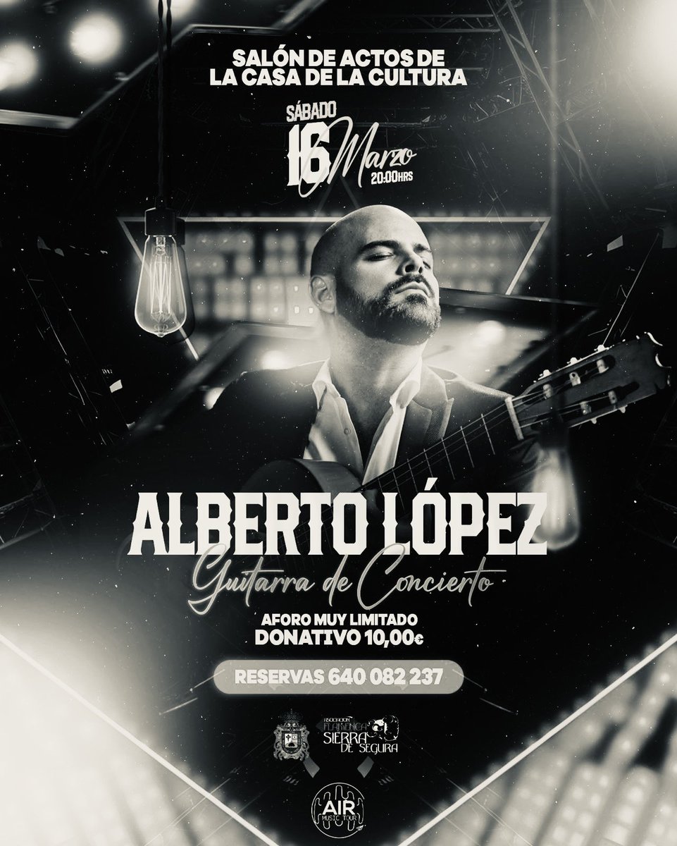 Mañana en una fecha muy especial con mis amigos de la asociación flamenca Segura de la Sierra, que no se puede querer más al flamenco como ellos lo quieren y lo respetan. ¡Espero veros a todos allí! ❤️🙏
