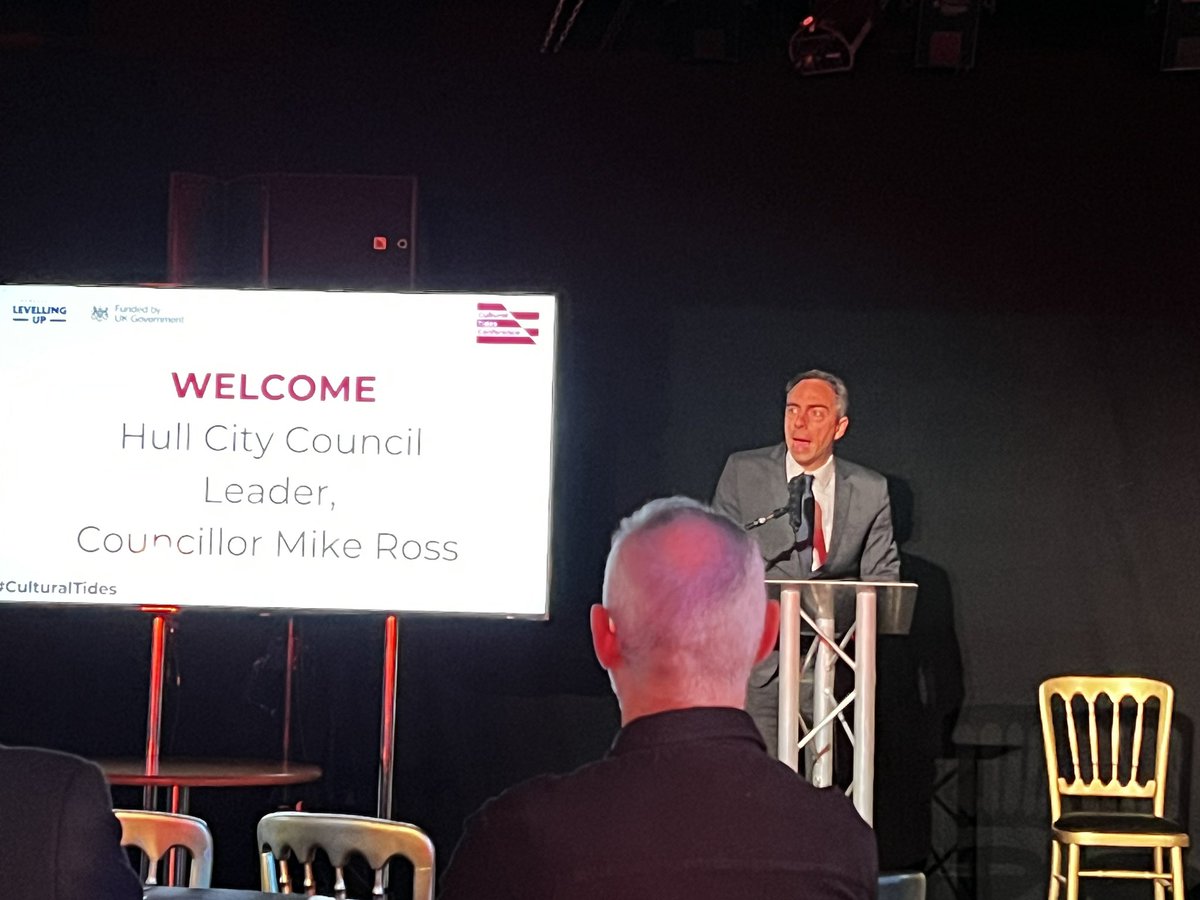 At launch of #Hull cultural strategy today. Great turnout. #CulturalTides
