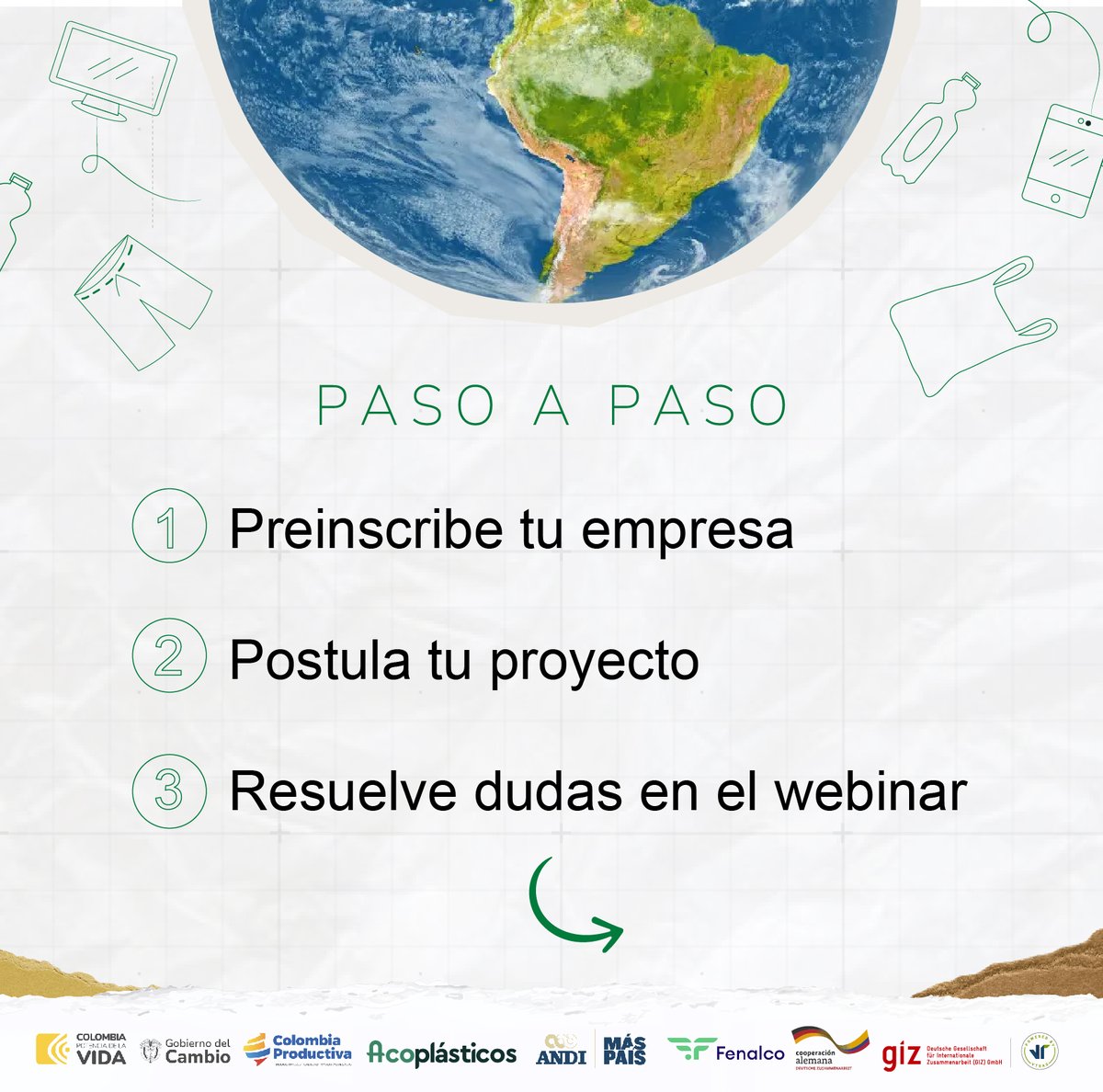 FenalcoNacional's tweet photo. 🚀 ¡El Fondo #ProUSAR abre sus puertas para postulaciones!
Un proyecto respaldado por @BMZ_Bund y ejecutado por @giz_gmbh, en colaboración con @vtsas y FENALCO.
¡Participa por financiamiento basado en resultados!
🔹 1: Pre inscribe tu empresa aquí: https://t.co/tpul2csHCC
🔹 2: Postula tu proyecto hasta el 30 de abril de 2024.
🔹 3: Únete al webinar el 21 de marzo de 2024 a las 09:00 am COL.
#SaveTheDate Inscríbete acá➡️ https://t.co/7xkBs9lds3
#InnovaciónCircular #Sostenibilidad #EconomíaCircular