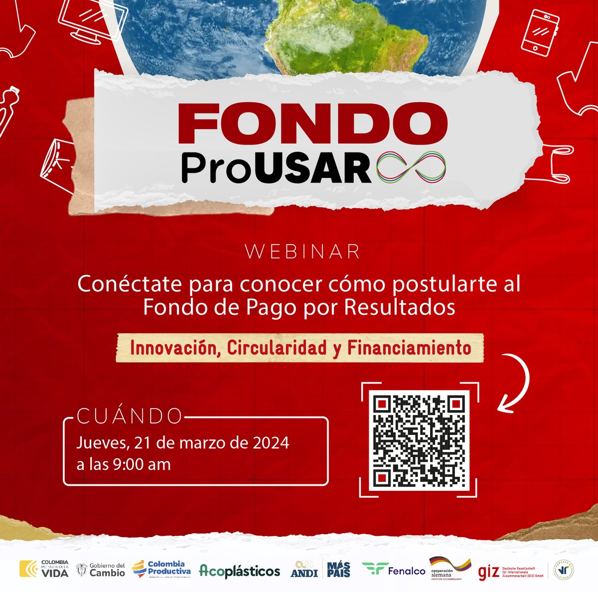FenalcoNacional's tweet photo. 🚀 ¡El Fondo #ProUSAR abre sus puertas para postulaciones!
Un proyecto respaldado por @BMZ_Bund y ejecutado por @giz_gmbh, en colaboración con @vtsas y FENALCO.
¡Participa por financiamiento basado en resultados!
🔹 1: Pre inscribe tu empresa aquí: https://t.co/tpul2csHCC
🔹 2: Postula tu proyecto hasta el 30 de abril de 2024.
🔹 3: Únete al webinar el 21 de marzo de 2024 a las 09:00 am COL.
#SaveTheDate Inscríbete acá➡️ https://t.co/7xkBs9lds3
#InnovaciónCircular #Sostenibilidad #EconomíaCircular