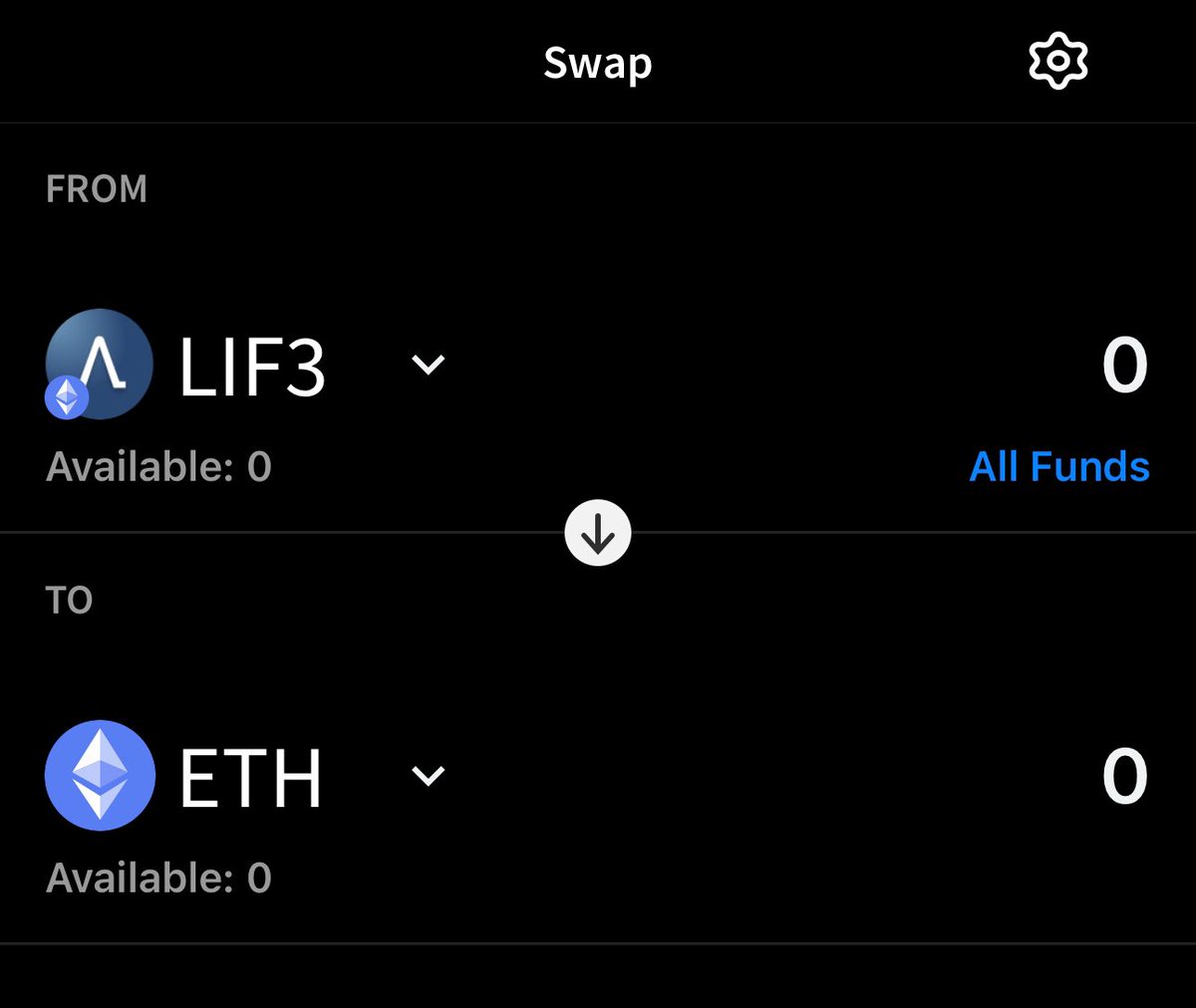 🚀 Exciting news from our frens <a href="/Official_LIF3/">Lif3.com</a> ! Lif3 wallet just got a  super cool update 🌐 Featuring a native swap using <a href="/1inch/">1inch</a> aggregator.