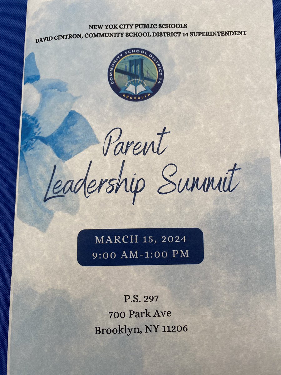What an amazing District 14 First Annual Parent Leadership Summit: Designed by parents for parents and parent leaders! Great day of learning as we collectively commit to cultivating the brilliance in every child ! @District14Supt @DOEChancellor @ruxdanika