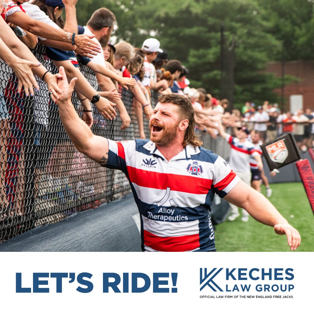 Good luck to our friends at the <a href="/nefreejacks/">New England Free Jacks</a>! The boys are taking on <a href="/nolagoldrugby/">NOLA Gold Rugby</a> in Quincy tomorrow at 2pm. 🏉 #LetsRide