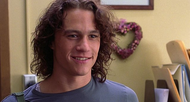 TheCinesthetic's tweet photo. Heath Ledger in 10 Things I Hate About You (1999) https://t.co/pbde54sMkT