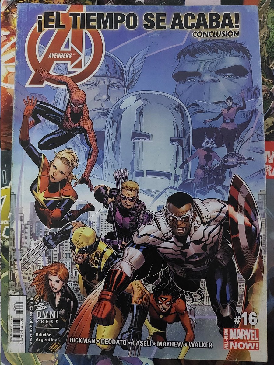 GeekandFreak2's tweet photo. Portadas de comics: Avengers 16
La portada nos lleva a la conclusión de los avengers de Hickman en la etapa marvel now previo a la secret wars del mismo autor. Una portada que junta a clásicos y nuevos vengadores siendo un gran homenaje
#avengers #cómics #marvelcomics #marvel https://t.co/Ta2z359NPl