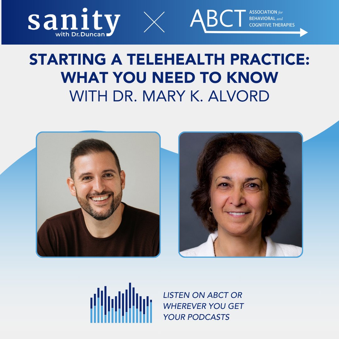 In this new Sanity series, Dr. Jason Duncan speaks to @DrMaryAlvord about the evolution and challenges of telehealth practices, plus insights for providing effective care in a remote setting. A must-listen for anyone interested in telehealth. Listen now: ow.ly/YfzK50QUMA4