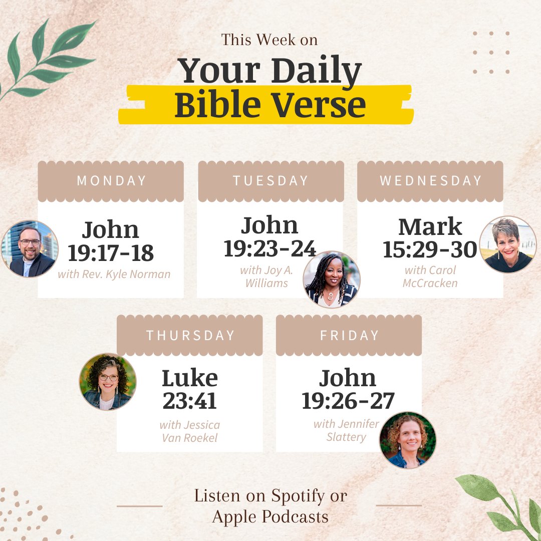 LifeAudioCom's tweet photo. Easter is only 13 days away! 

Join @RevKyle1, @joytothesoul, Jessica, Carol &amp; Jennifer this week as they break down the Bible verses you'll want to hold close to your heart this Lent season: https://t.co/7Sxpd1ryP2 https://t.co/jQnCZRJQho