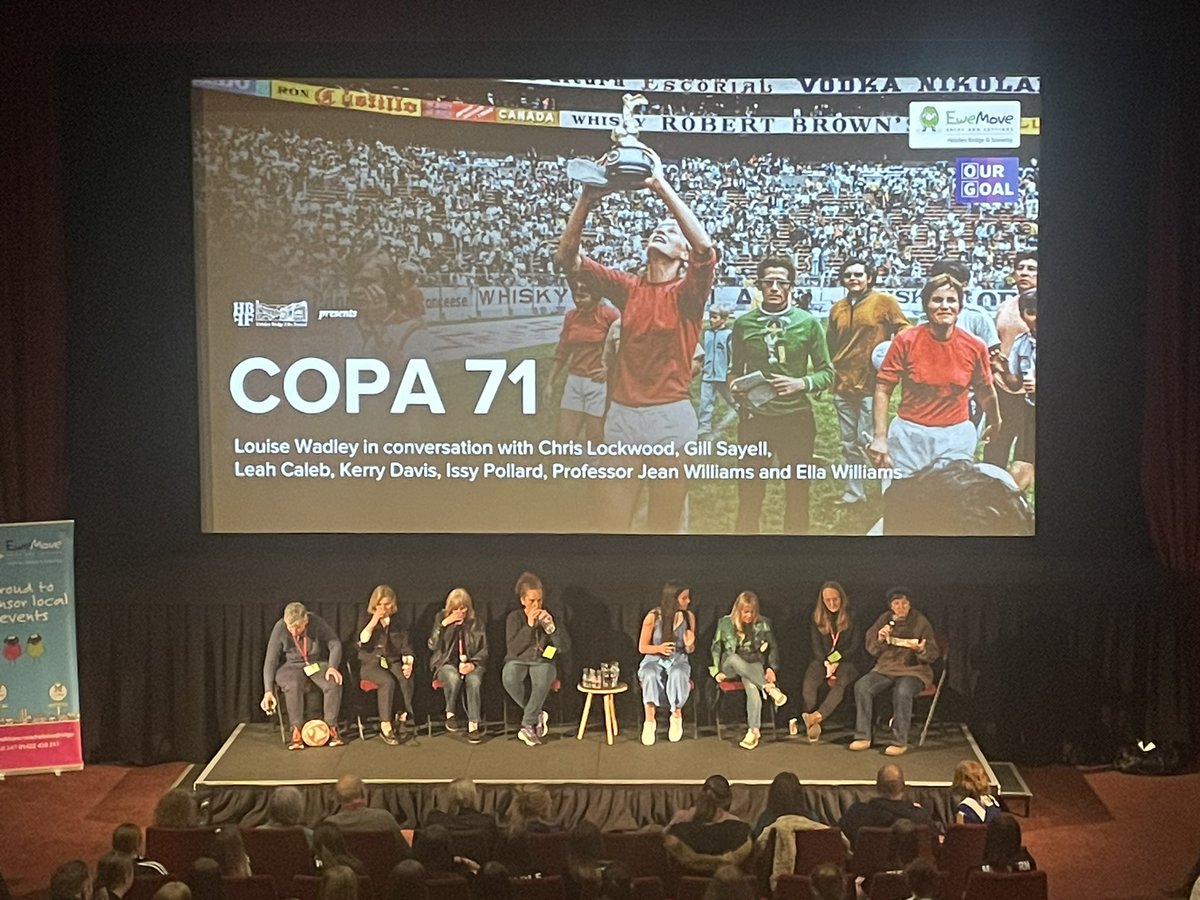 Excellent first night of @hbfilmfestival watching COPA 71 by @Dogwoof to a full house #Lionesses
