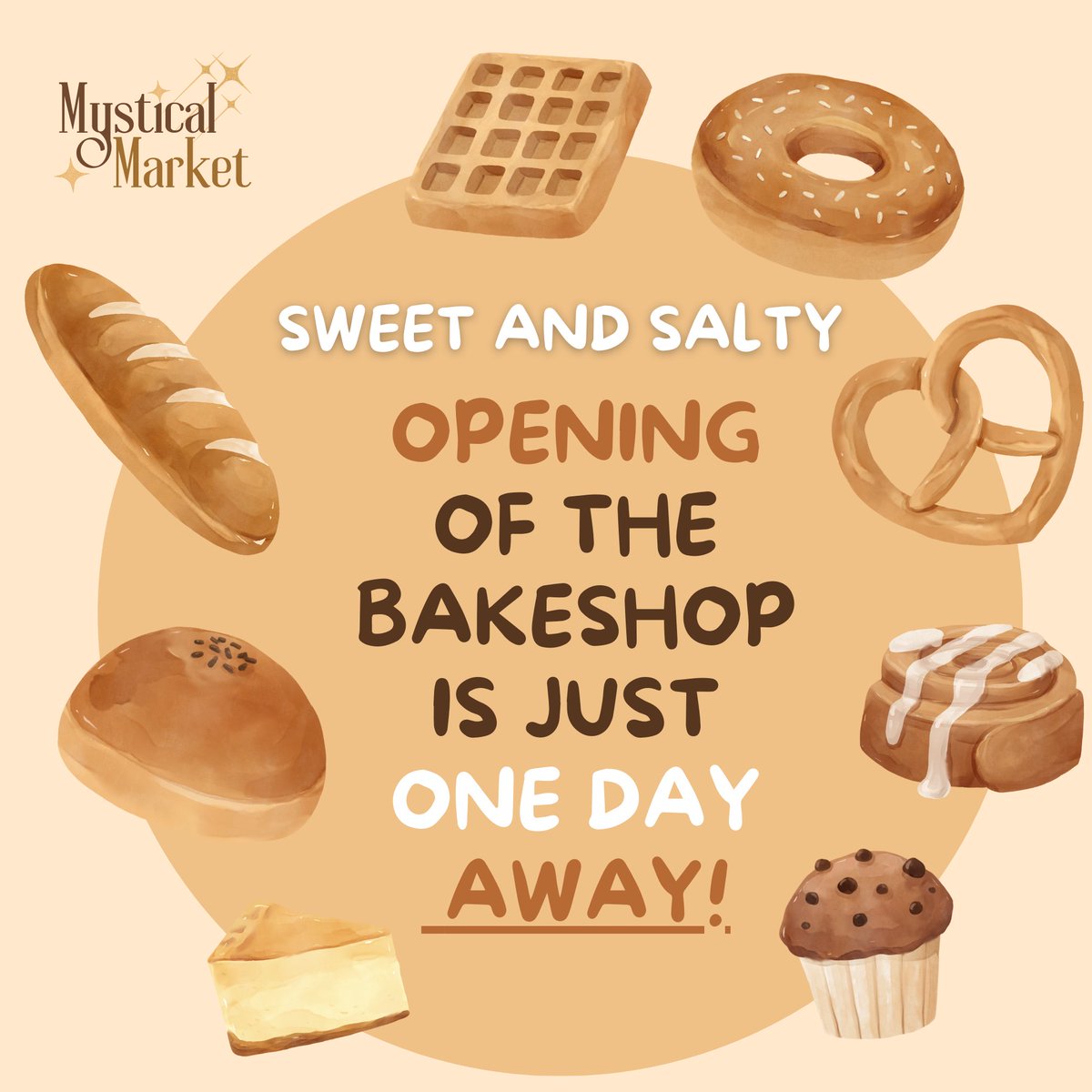 🍰🍪 Just 1 DAY Left! 🍪🍰

Mystical Market's Sweet and Salty round opens TOMORROW! 🎉

(Event runs from April 5, 2024 - May 5, 2024)

#SecondLife