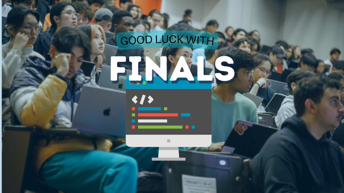Good luck to our @UCSanDiego Computer Science and Engineering students during this finals season! ✏️ Don't forget to take care of yourself during this time! 🙂
