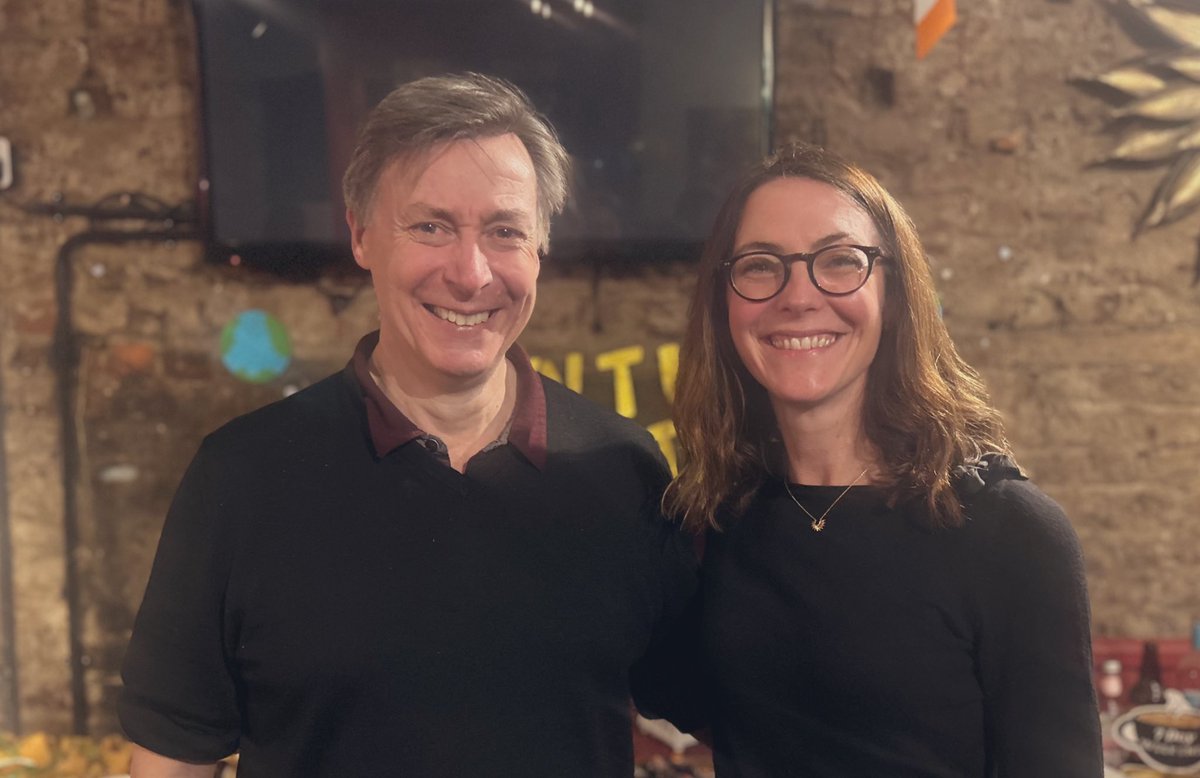 Tonight we said “bon voyage” to Prof Paddy Stone as he plans his walking journey across Europe to Southern Italy with his wife. We also welcomed @libby_sallnow as the new head of our department. We are looking to, and excited for, the future. #adventureawaits 🥳