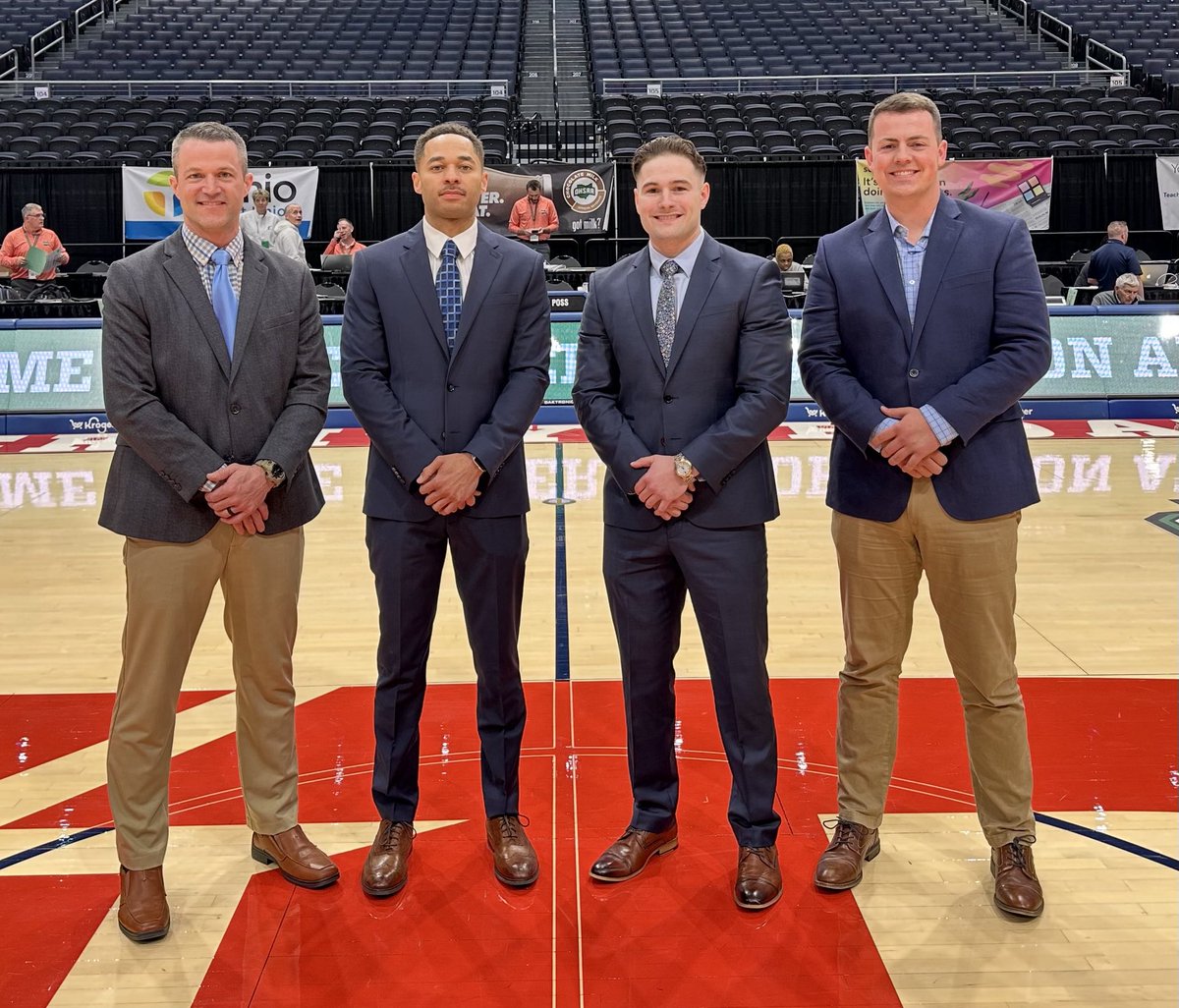 SEDABSports's tweet photo. Congrats to our SE GBK basketball crew—Isaiah Haynie, Ashraf Greene, Chase Hiles, and Truman Hash (alternate)—on their OHSAA Final Four assignment. https://t.co/2sNKtBPvsl