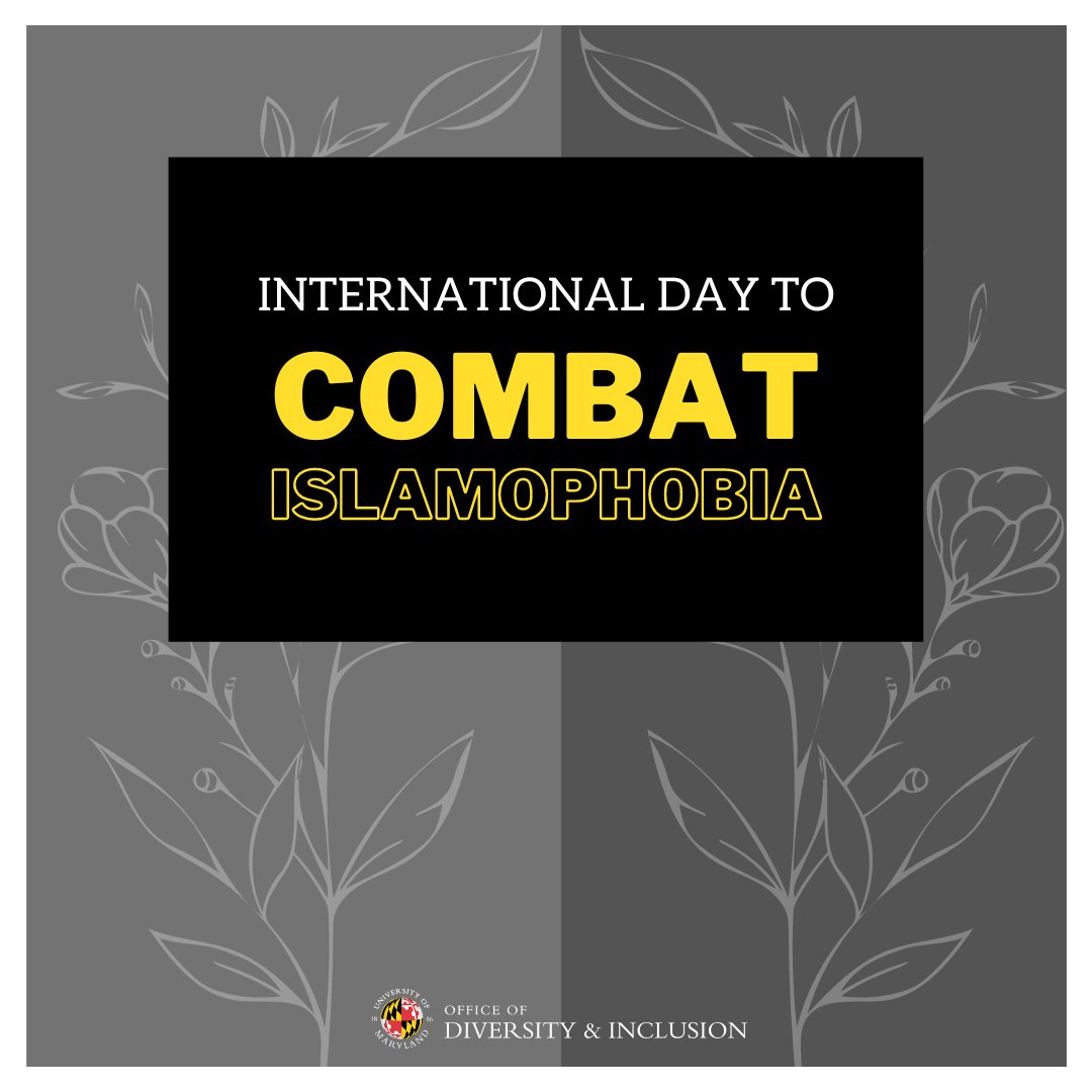 Today is International Day to Combat Islamophobia. The date, March 15, was chosen to honor and remember the 51 lives lost in the March 15, 2019 Christchurch mosque shootings. May today inspire us to continue our collective work against hate!