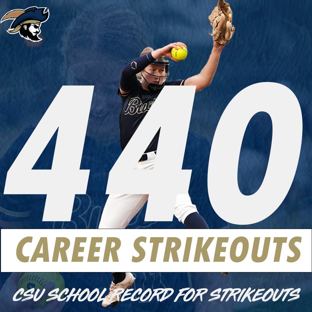 🚨RECORD BROKEN🚨

With a strikeout in the top of the first inning, Annah Junge has put her name at the top of the record books!! Strikeout No. 440 for the Ballwin, MO native! 

Congratulations to Annah Junge!!🙌