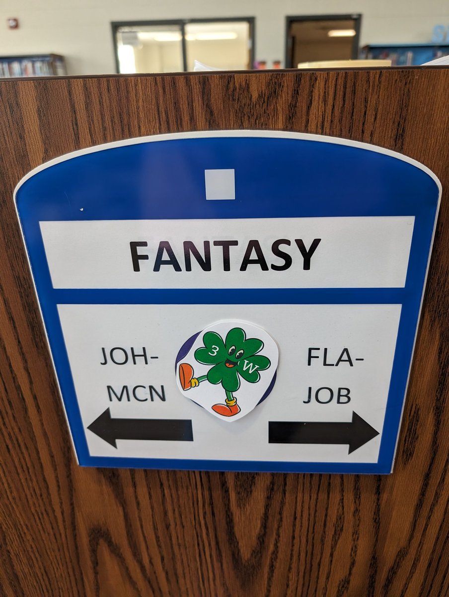 levengoodreads's tweet photo. It was an exciting day in the Media Center today 🤩 Not only was I able to create a Women's History Month display and hide shamrocks for a scavenger hunt, I got to help set up a NEW COUCH 🎉 It's such a fun, colorful addition to our school's space 💖 #FRIT7734Spring2024 https://t.co/ZN32MEOXAz