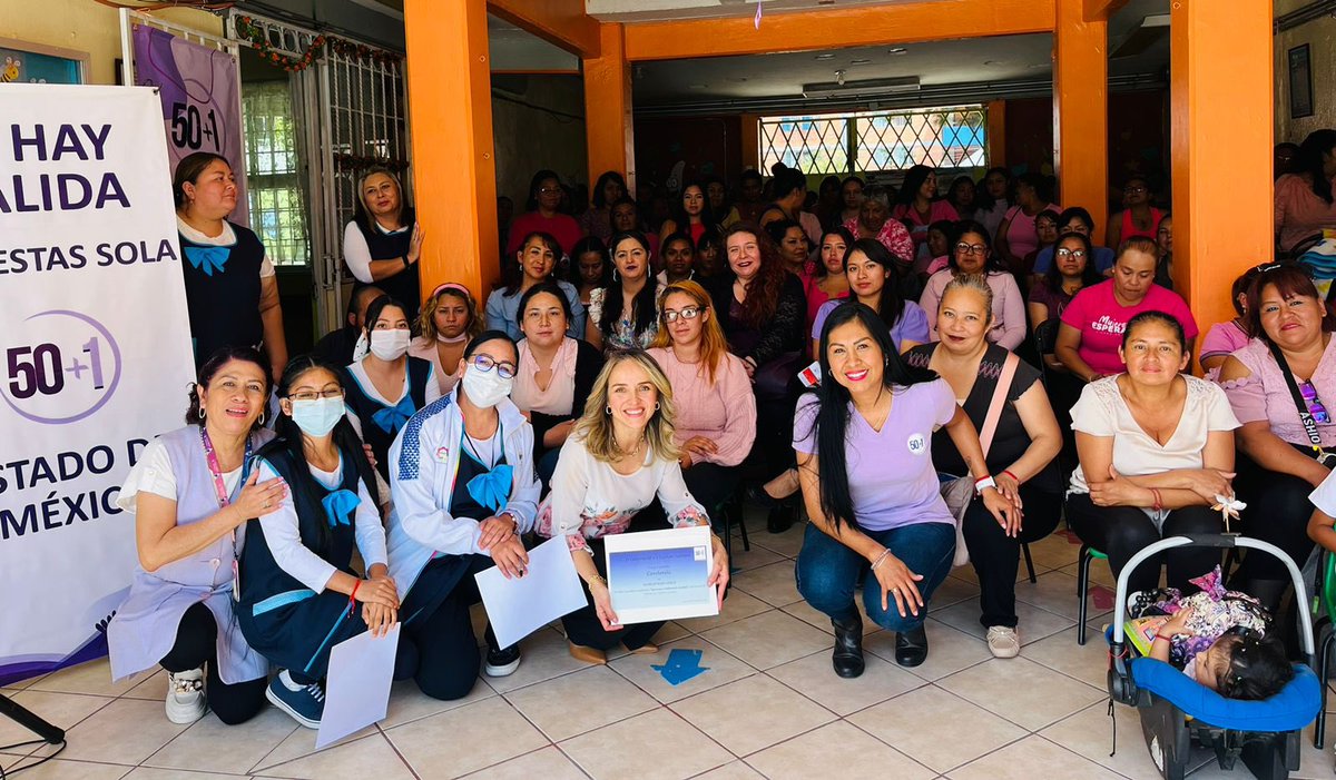 50mas1edomex's tweet photo. En el marco del #8M el colectivo @50mas1Ecatepec llevó a cabo la conferencia: ¿Quién soy yo? Hablemos de identidad.💪🌟

¡Excelente trabajo!  👏🏻 Sigamos empoderando a más mexiquenses y abriendo caminos hacia la igualdad.

#MujeresEmpoderadas #Somo50más1Edoméx 💜 https://t.co/ZWFHiHBXSp