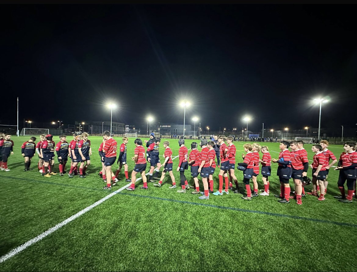 MRFC_YOUTH's tweet photo. 🏉 Friday night lights! 🏉

Thanks to Edinburgh BATs Rugby for joining our U13s in playing the first youth game on the new pitch at Rosehill HS. Great contest between both sides with Musselburgh running out 49-19 winners, fantastic experience for all players involved. https://t.co/2dNZmoDcn9