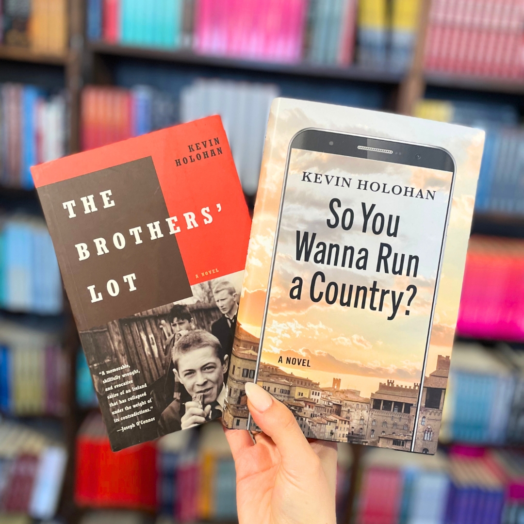 AkashicBooks's tweet image. Happy #StPatricksDay! Here are two books by one of our favorite #irishwriters 🍀

@KevinHolohan's latest novel, So You Wanna Run a Country? is a satirical #cyberpunk romp pitting fascist feudalism against rampant reality television corruption, with the future of humanity at stake
