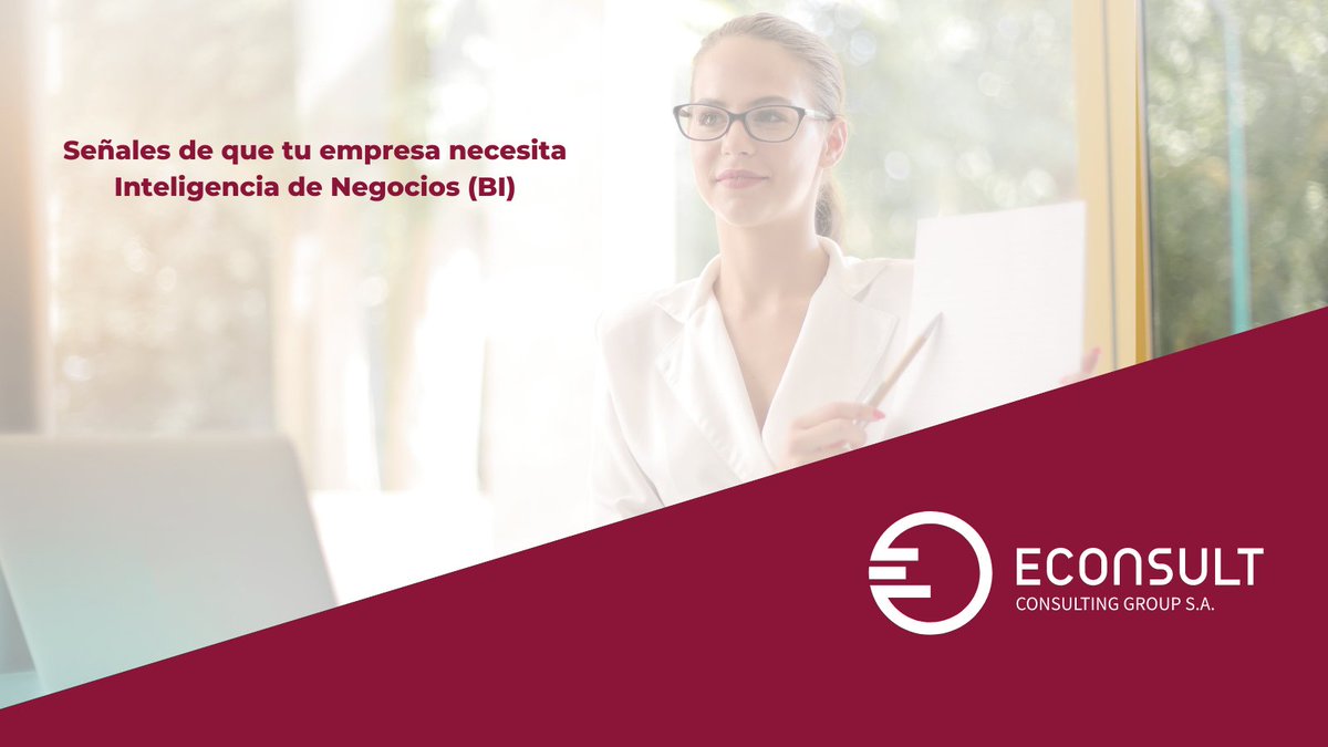 econsultcg's tweet photo. La inteligencia de negocios (BI, por sus siglas en inglés) es una herramienta invaluable para las empresas en un mundo cada vez más competitivo y digital. ¿Cómo saber si tu empresa podría beneficiarse de la implementación de BI? Te compartimos algunas señales a tener en cuenta: https://t.co/kx32ruI5ZJ